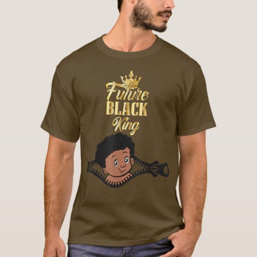 Baby African American Future Black King Maternity  T_Shirt
