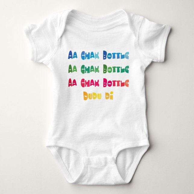 Baby - Ah Chak Bottle Baby Bodysuit (Front)
