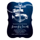 Nautical Sailboat Ahoy Baby Boy Shower Invitation | Zazzle.com