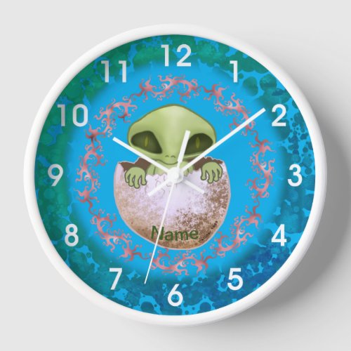 Baby Alien custom name Clock