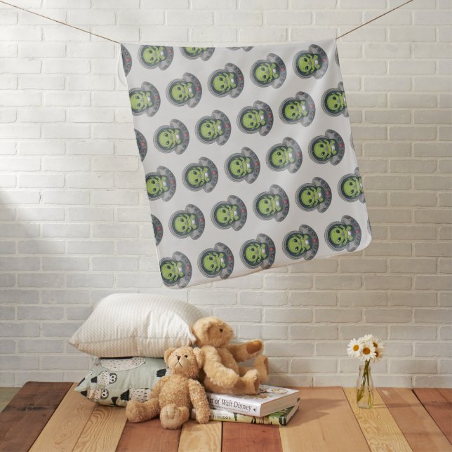 Baby Alien in UFO Blanket (In Situ)
