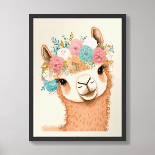 Baby Alpaca  Framed Art