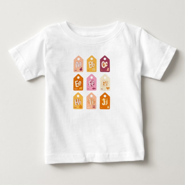 baby alphabet  baby T-Shirt (Front)