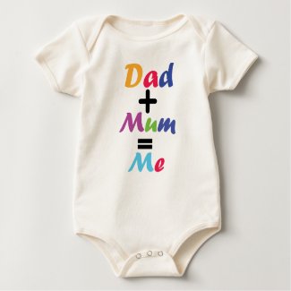 Baby American Apparel Organic Bodysuit-dad_mum Baby Bodysuit