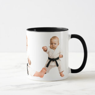 Baby and babies make kata karate. mug