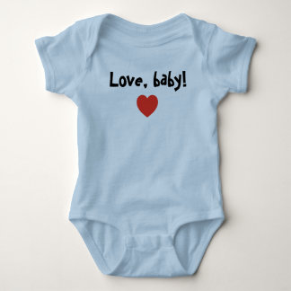 Baby and Kids: Love, baby! Creeper- boys Bodysuit