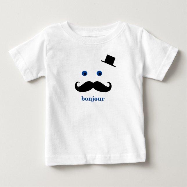 Baby and Kids T-Shirts - Bonjour (Front)