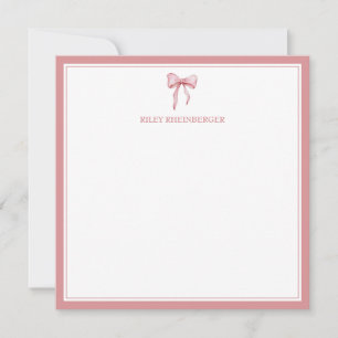 Baby and Little Girl Stationary Note Card