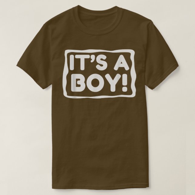 Baby and Maternity It's a Boy T-shirt (Design Front)