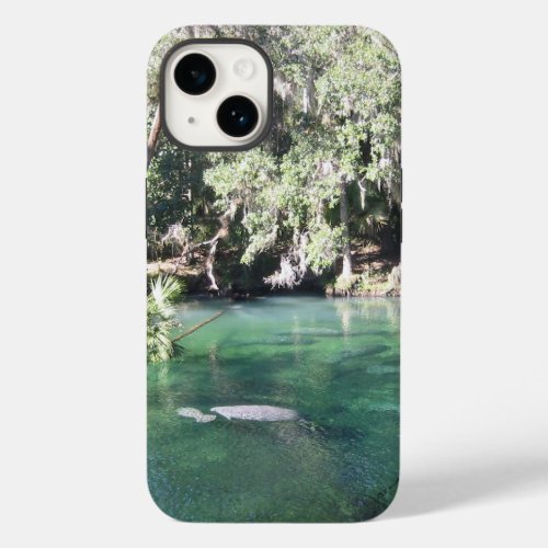 Baby and Mom Manatee Blue Springs Florida Case_Mate iPhone 14 Case
