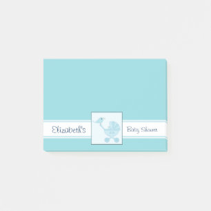 Baby and Mommy Bluebirds Baby Shower Post-it Notes