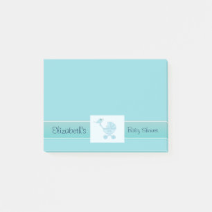 Baby and Mommy Bluebirds Baby Shower Post-it Notes