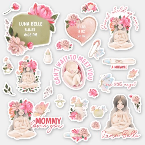 Baby and Pregnancy Vinyl Stickers