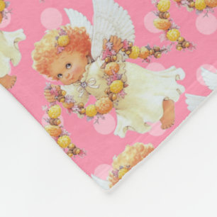 Baby Angel girl fleece blanket number five