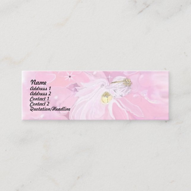Baby Angel Mini Business Card (Front)