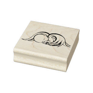 Baby Angel Rubber Stamp
