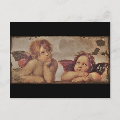 Baby Angels by Raphael Postcard