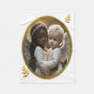 baby angels fleece blanket