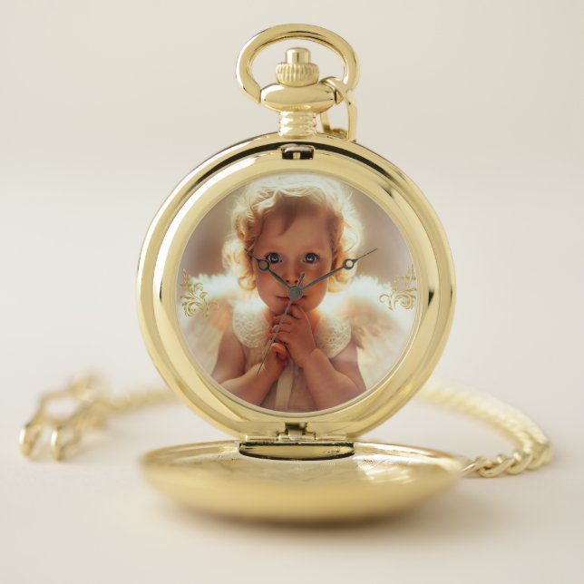 Baby Angels Pocket Watch (Inside)