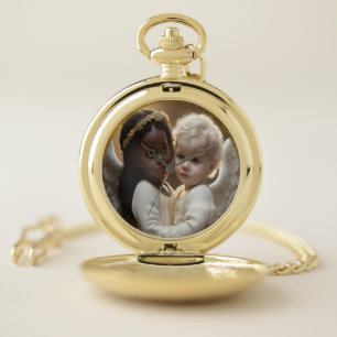 baby angels pocket watch
