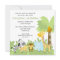 Baby Animal Jungle Birthday Invitation