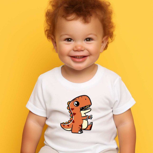 Baby Animal Print Modern Baby kids white tshirts  (Creator Uploaded)