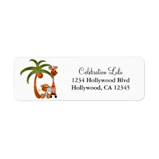 Baby Animal Return Address Label