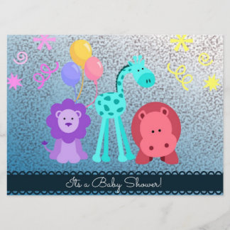 Baby Animal Shower Invite
