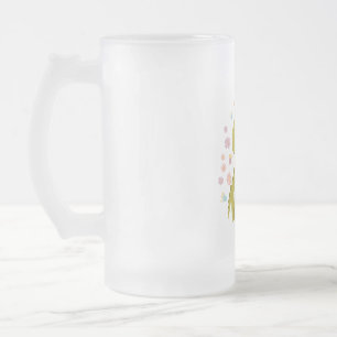 Baby Animals (5) Frosted Glass Beer Mug