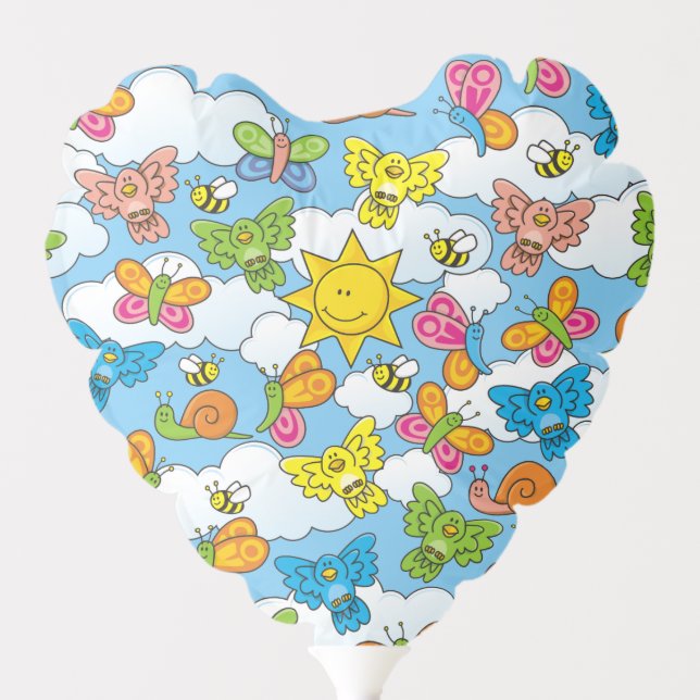 Baby Animals Background Balloon (Front)