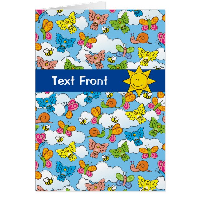 Baby Animals Background Cards (Front)