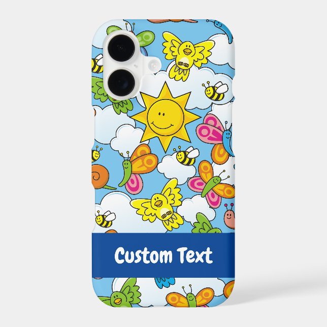 Baby Animals Background iPhone Case (Back)