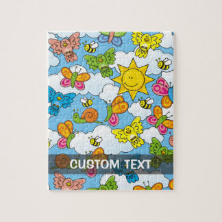 Baby Animals Background Jigsaw Puzzle