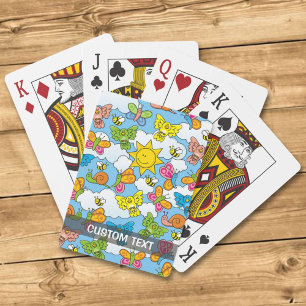 Baby Animals Background Poker Cards