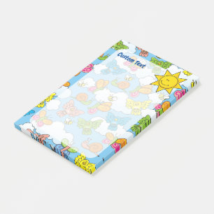 Baby Animals Background Post-it Notes