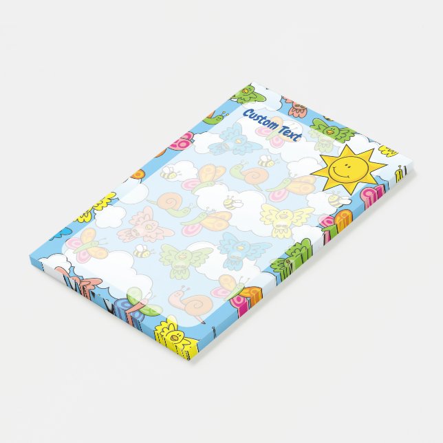 Baby Animals Background Post-it Notes (Angled)