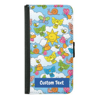 Baby Animals Background Samsung Galaxy S5 Wallet Case