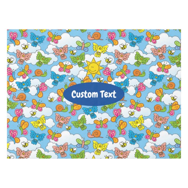 Baby Animals Background Tablecloth (Front (Horizontal))