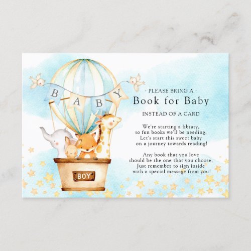 Baby Animals  Balloon Ride Book for Baby Card