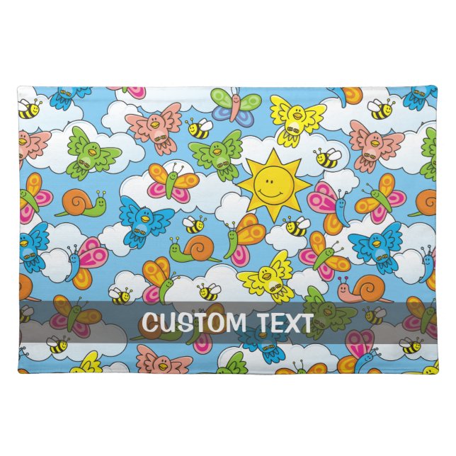 Baby Animals Cloth Placemat (Front)