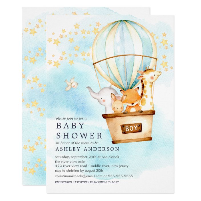 zazzle baby boy shower invitations