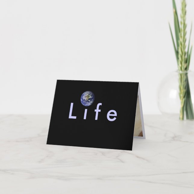 Baby Announcement: A welcome to planet earth Announcement (Front)