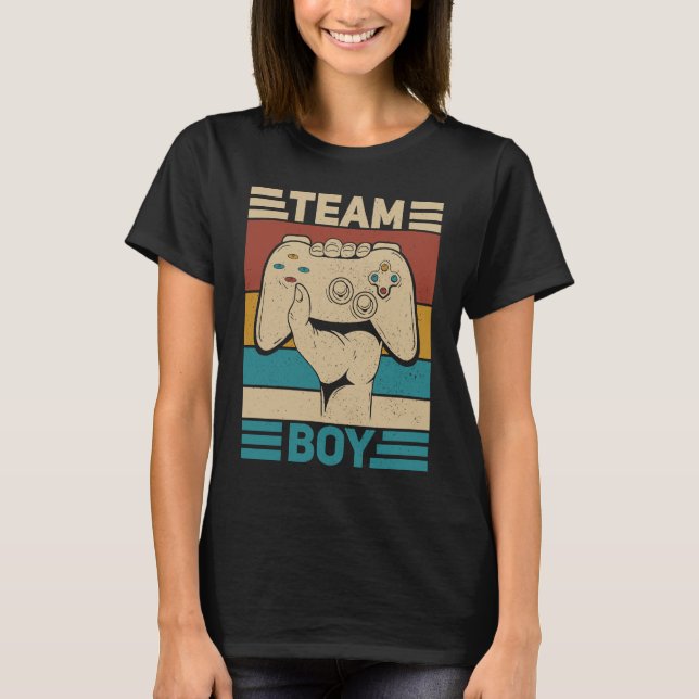 Baby Announcement Baby Shower Party Gender Reveal  T-Shirt (Front)