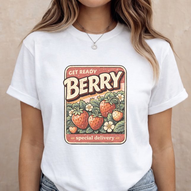 Baby Announcement Berry Pregnancy Reveal Tri-Blend Shirt (Creator Uploaded)