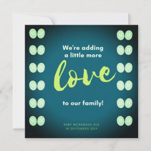 Baby announcement card