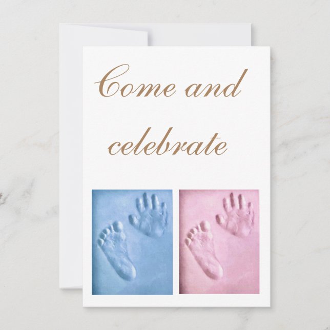 Baby Announcement Flat Holiday Card (Front)