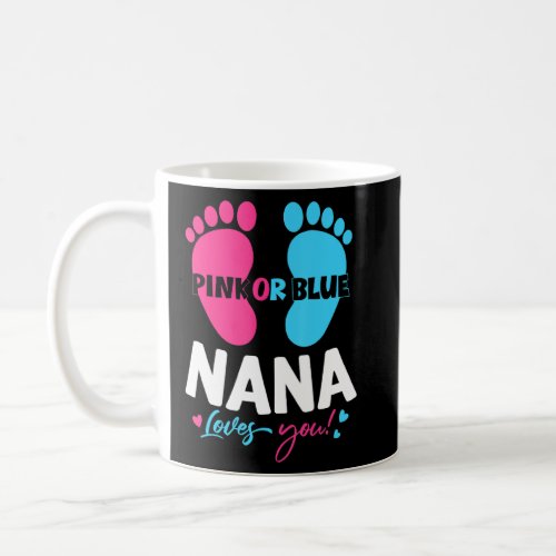 Baby Announcement Grandparents Gender Reveal Pink  Coffee Mug