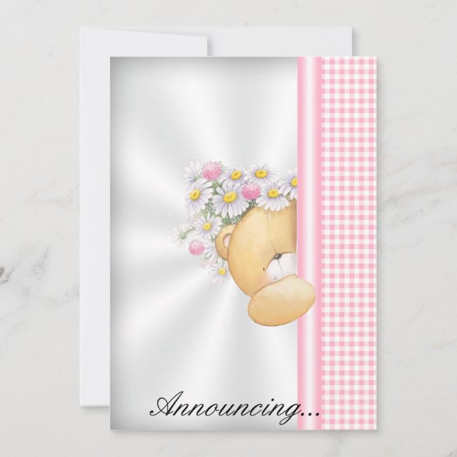 Baby Announcement Invitation (Front)