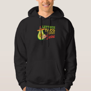 Baby Announcement  Lettuce Taco Bout A Twins Hoodie