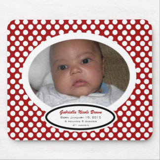 Baby Announcement Mousepad